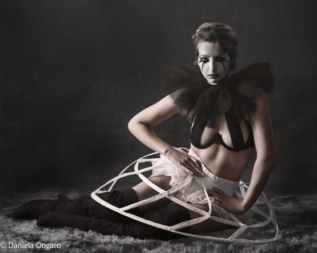 gotico dark creativo maschera